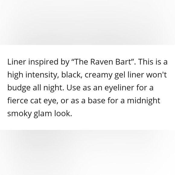 🦇 The Raven Bart Simpsons Eye-Liner - Picture 7 of 7